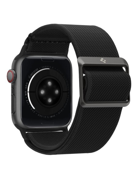 „Spigen Fit Lite“ dirželis, skirtas Apple Watch 4/ 5/ 6/ 7/ 8/ 9/ SE/ Ultra (42/ 44/ 45/ 49 mm) – juodas „Spigen Fit Lite“ dirželis, skirtas Apple Watch 4/ 5/ 6/ 7/ 8/ 9/ SE/ Ultra (42/ 44/ 45/ 49 mm) – juodas