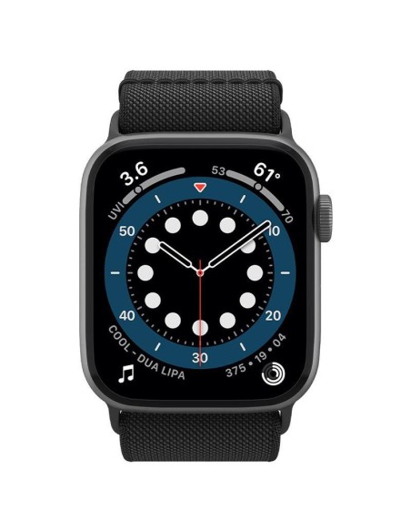 „Spigen Fit Lite“ dirželis, skirtas Apple Watch 4/ 5/ 6/ 7/ 8/ 9/ SE/ Ultra (42/ 44/ 45/ 49 mm) – juodas „Spigen Fit Lite“ dirželis, skirtas Apple Watch 4/ 5/ 6/ 7/ 8/ 9/ SE/ Ultra (42/ 44/ 45/ 49 mm) – juodas