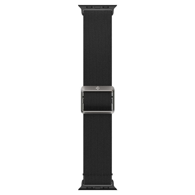 „Spigen Fit Lite“ dirželis, skirtas Apple Watch 4/ 5/ 6/ 7/ 8/ 9/ SE/ Ultra (42/ 44/ 45/ 49 mm) – juodas