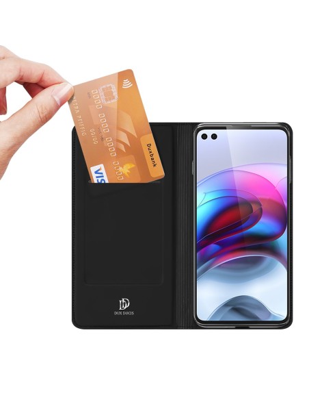 Dux Ducis Skin Pro dėklo dėklo dangtelis su atvartu Motorola Moto G100 / Edge S juodas Dux Ducis Skin Pro dėklo dėklo dangtelis su atvartu Motorola Moto G100 / Edge S juodas