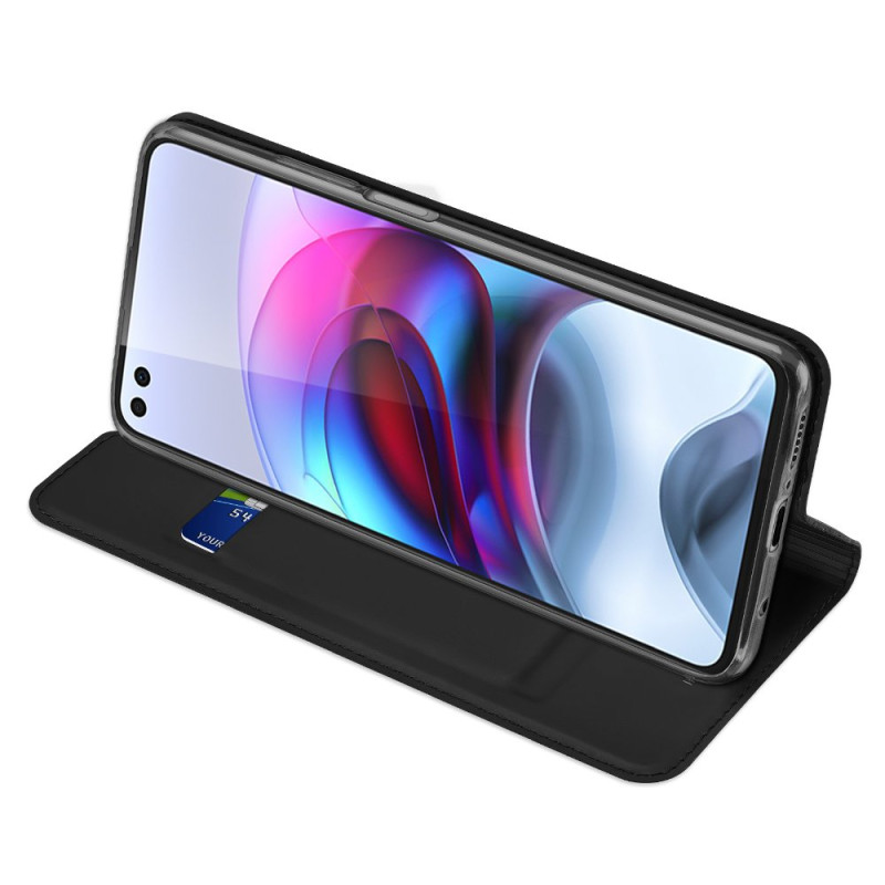 Dux Ducis Skin Pro dėklo dėklo dangtelis su atvartu Motorola Moto G100 / Edge S juodas