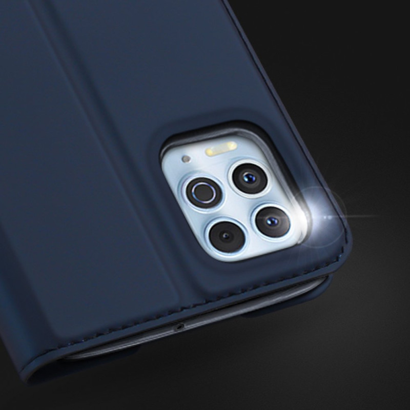 Dux Ducis Skin Pro dėklo dėklo dangtelis su atvartu Motorola Moto G100 / Edge S juodas