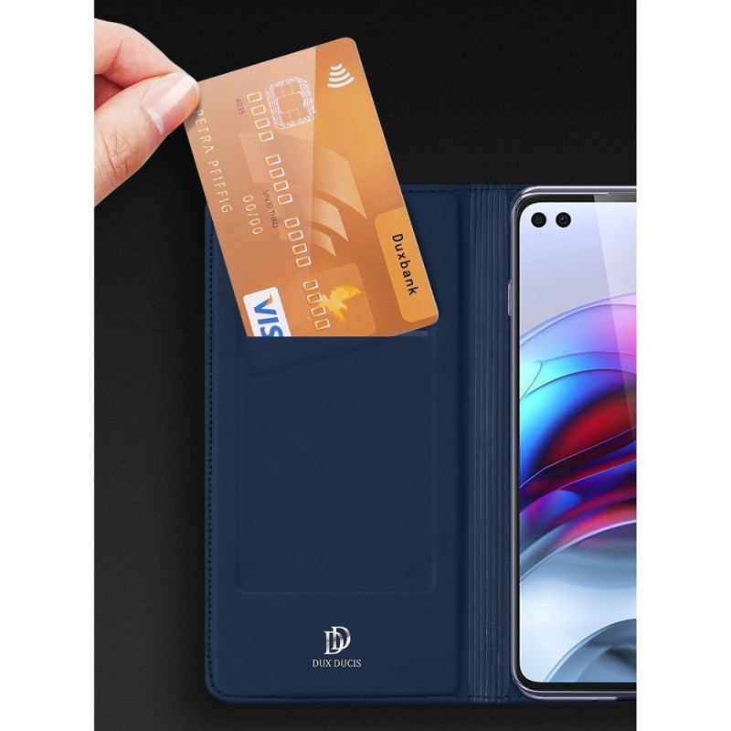 Dux Ducis Skin Pro dėklo dėklo dangtelis su atvartu Motorola Moto G100 / Edge S juodas