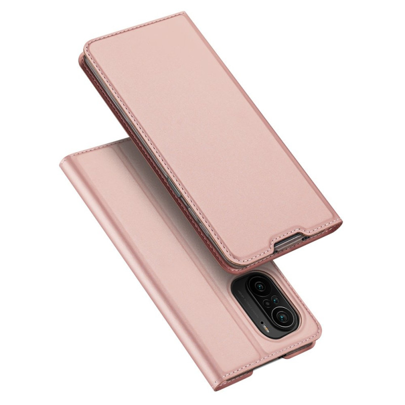 Dux Ducis Skin Pro dėklo dėklo dangtelis su atvartu Xiaomi Redmi K40 Pro+ / K40 Pro / K40 / Poco F3 rožinė