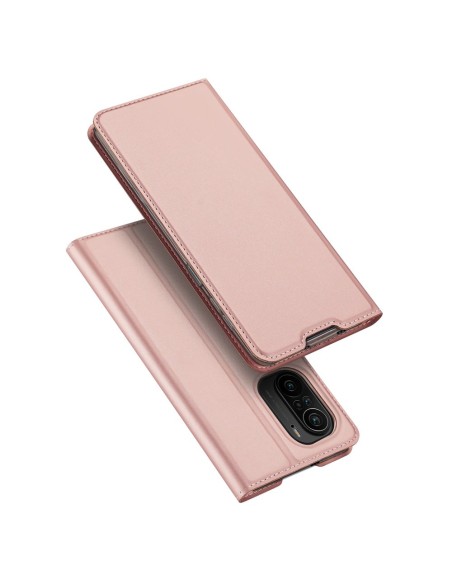 Dux Ducis Skin Pro dėklo dėklo dangtelis su atvartu Xiaomi Redmi K40 Pro+ / K40 Pro / K40 / Poco F3 rožinė Dux Ducis Skin Pro dėklo dėklo dangtelis su atvartu Xiaomi Redmi K40 Pro+ / K40 Pro / K40 / Poco F3 rožinė