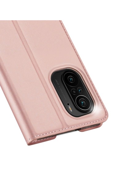 Dux Ducis Skin Pro dėklo dėklo dangtelis su atvartu Xiaomi Redmi K40 Pro+ / K40 Pro / K40 / Poco F3 rožinė Dux Ducis Skin Pro dėklo dėklo dangtelis su atvartu Xiaomi Redmi K40 Pro+ / K40 Pro / K40 / Poco F3 rožinė