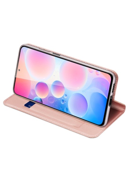 Dux Ducis Skin Pro dėklo dėklo dangtelis su atvartu Xiaomi Redmi K40 Pro+ / K40 Pro / K40 / Poco F3 rožinė Dux Ducis Skin Pro dėklo dėklo dangtelis su atvartu Xiaomi Redmi K40 Pro+ / K40 Pro / K40 / Poco F3 rožinė
