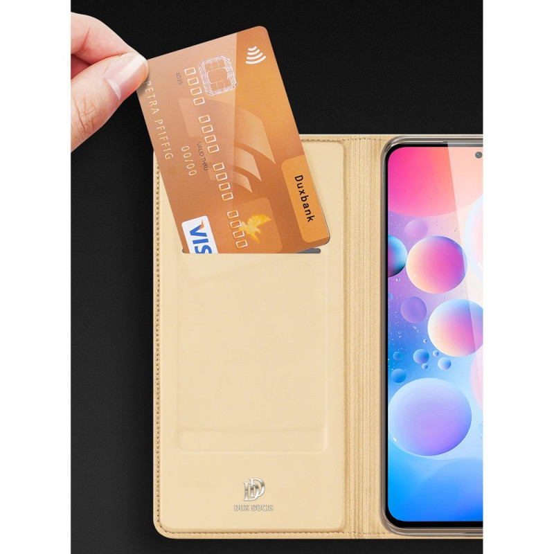 Dux Ducis Skin Pro dėklo dėklo dangtelis su atvartu Xiaomi Redmi K40 Pro+ / K40 Pro / K40 / Poco F3 rožinė