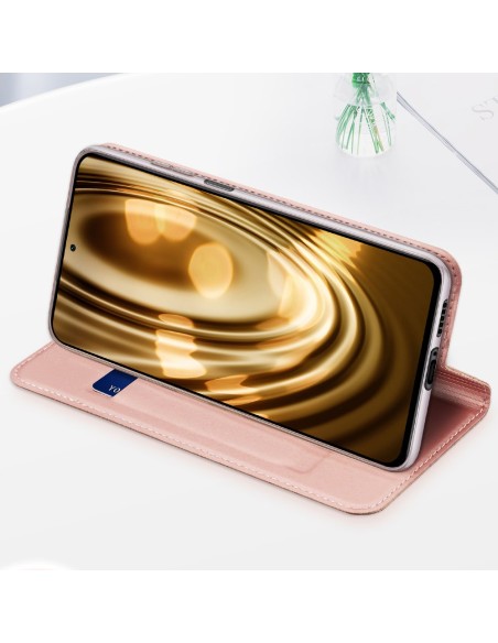 Dux Ducis Skin Pro dėklo dėklo dangtelis su atvartu Xiaomi Redmi K40 Pro+ / K40 Pro / K40 / Poco F3 rožinė Dux Ducis Skin Pro dėklo dėklo dangtelis su atvartu Xiaomi Redmi K40 Pro+ / K40 Pro / K40 / Poco F3 rožinė