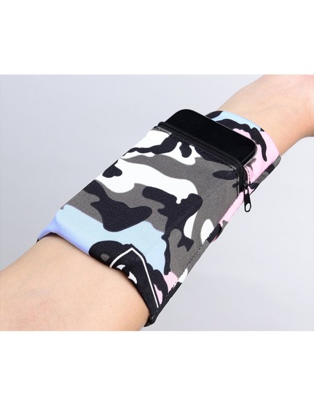 Bėgimo pratybų fitneso rankovė ruda