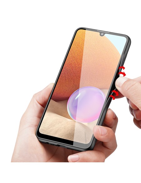 Dux Ducis Fino dėklo dangtelis, padengtas nailono medžiaga, skirtas Samsung Galaxy A32 4G žaliai Dux Ducis Fino dėklo dangtelis, padengtas nailono medžiaga, skirtas Samsung Galaxy A32 4G žaliai