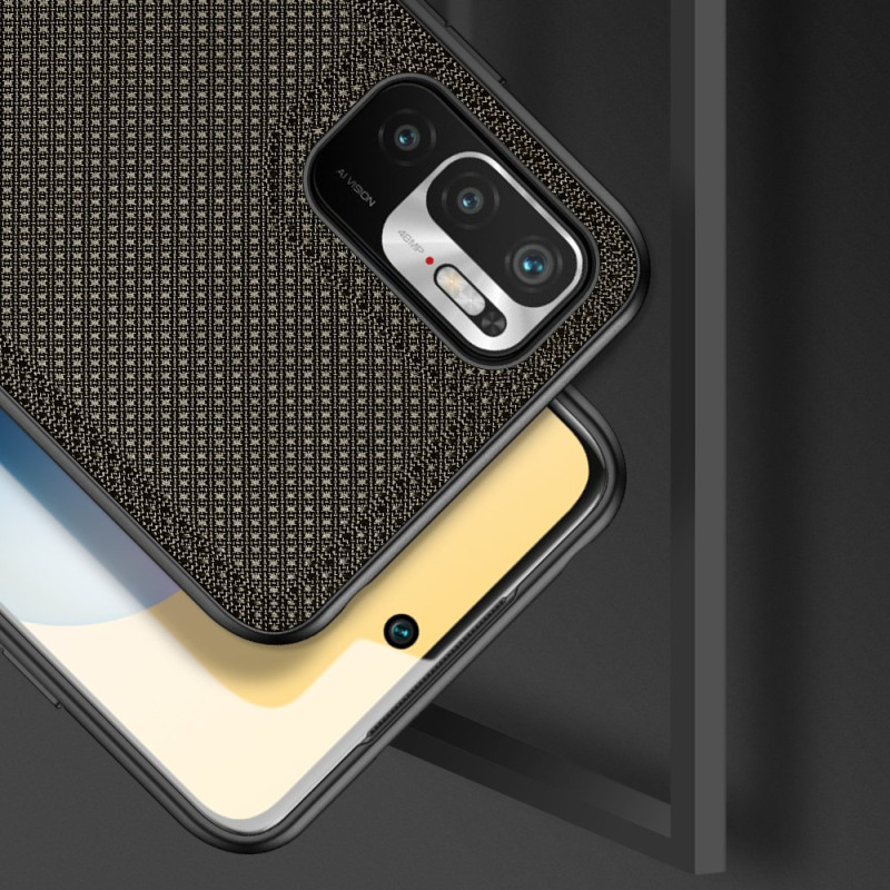 Dux Ducis Fino dėklo dangtelis padengtas nailono medžiaga Xiaomi Redmi Note 10 5G / POCO M3 PRO žalia