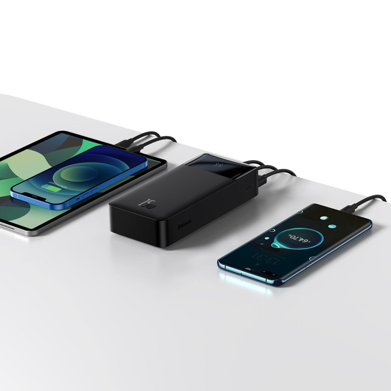 Bipow maitinimo blokas su ekranu 30000mAh USB-A...