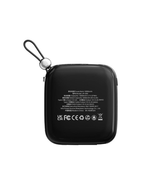 Powerbank 10000mAh Jelly Series 22,5W laidas iPhone Lightning black Powerbank 10000mAh Jelly Series 22,5W laidas iPhone Lightning black