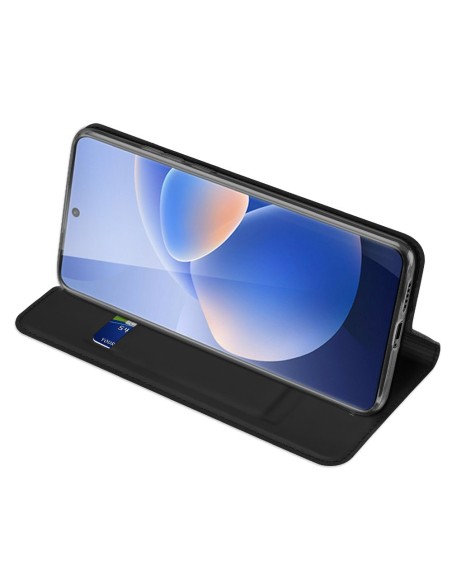 Dux Ducis Skin Pro dėklo dėklo dangtelis su atvartu Vivo X60 juodas Dux Ducis Skin Pro dėklo dėklo dangtelis su atvartu Vivo X60 juodas