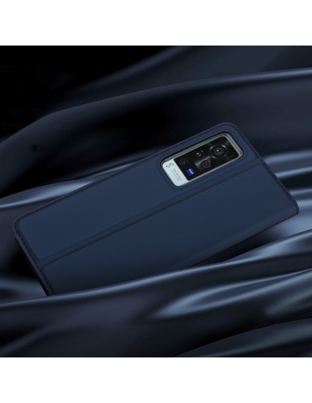 Dux Ducis Skin Pro dėklo dėklo dangtelis su atvartu Vivo X60 juodas Dux Ducis Skin Pro dėklo dėklo dangtelis su atvartu Vivo X60 juodas