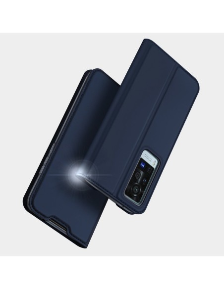 Dux Ducis Skin Pro dėklo dėklo dangtelis su atvartu Vivo X60 juodas Dux Ducis Skin Pro dėklo dėklo dangtelis su atvartu Vivo X60 juodas