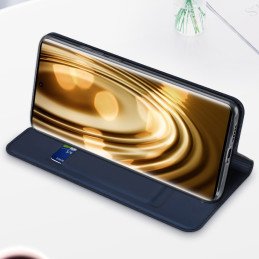 Dux Ducis Skin Pro dėklo dėklo dangtelis su atvartu Vivo X60 juodas