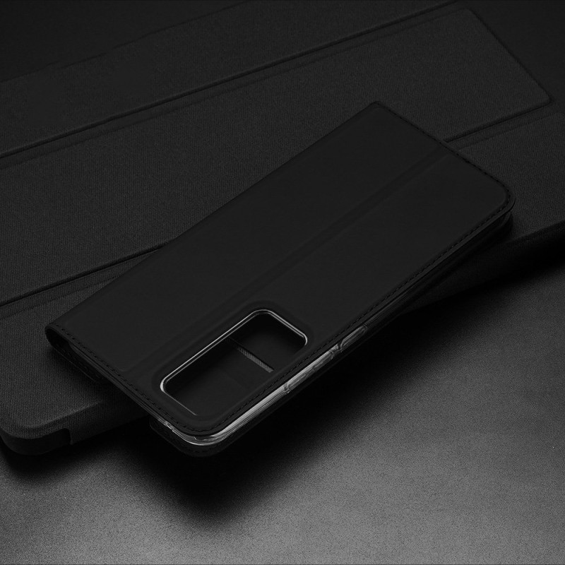 Dux Ducis Skin Pro dėklo dėklo dangtelis su atvartu Vivo X60 juodas