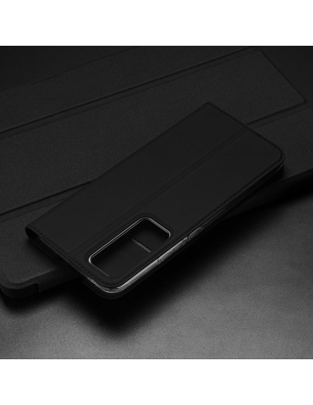 Dux Ducis Skin Pro dėklo dėklo dangtelis su atvartu Vivo X60 juodas Dux Ducis Skin Pro dėklo dėklo dangtelis su atvartu Vivo X60 juodas