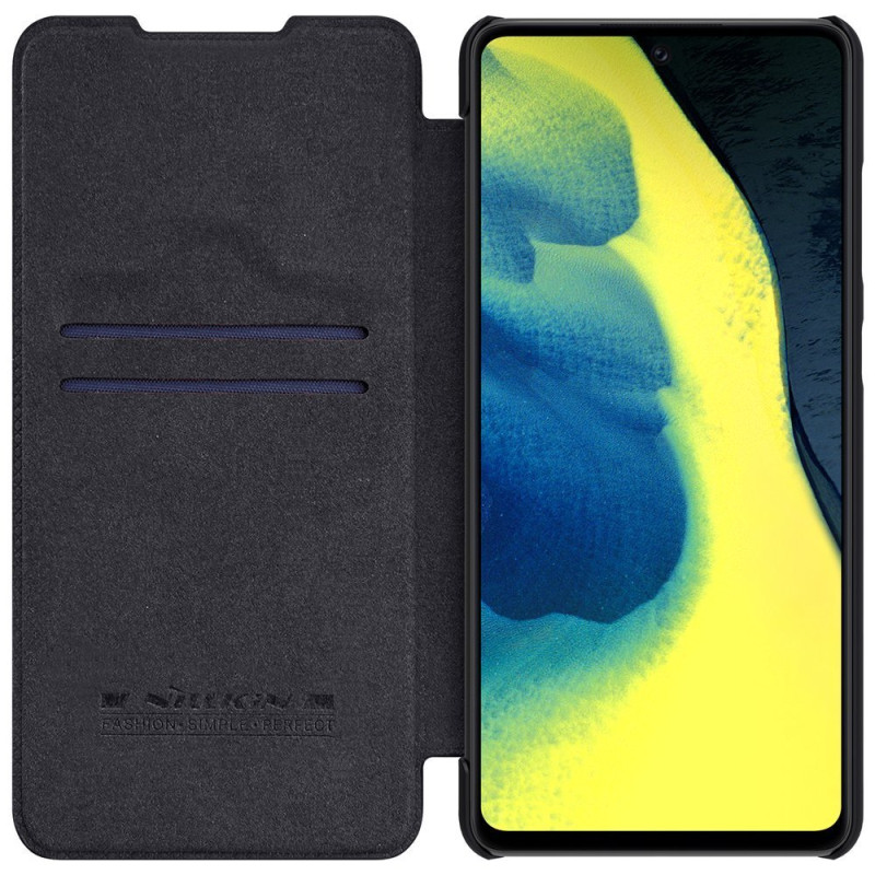 Nillkin Qin odinis dėklas Samsung Galaxy A72 4G juodas