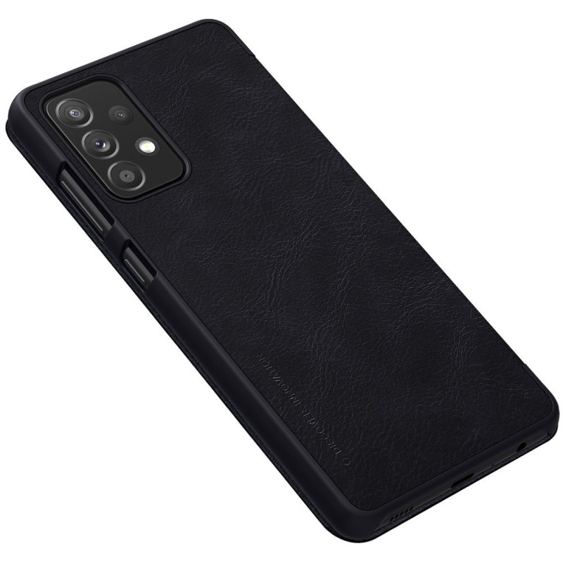 Nillkin Qin odinis dėklas Samsung Galaxy A72 4G juodas
