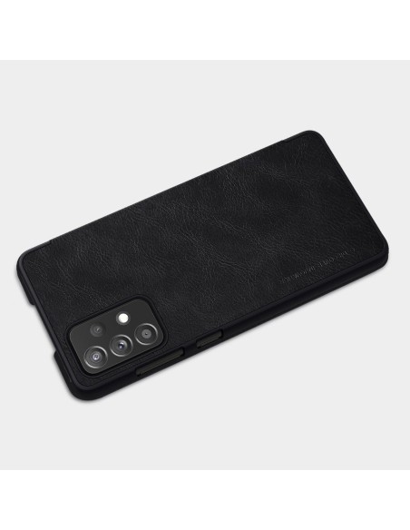 Nillkin Qin odinis dėklas Samsung Galaxy A72 4G juodas Nillkin Qin odinis dėklas Samsung Galaxy A72 4G juodas