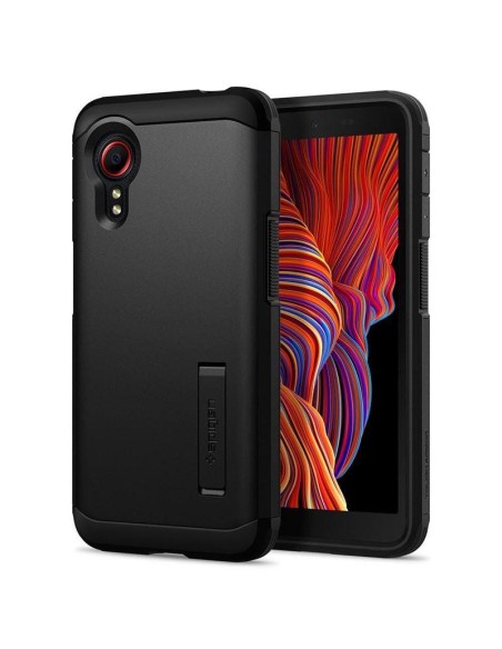 Spigen Tough Armor dėklas, skirtas Samsung Galaxy XCover 5 - juodas