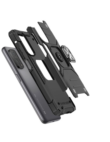 Wozinsky Ring Armor Armored Hybrid Case Cover + Magnetinis laikiklis, skirtas Samsung Galaxy A72 4G rožinė