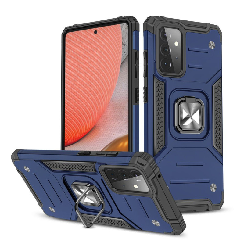 Wozinsky Ring Armor Armored Hybrid Case Cover + Magnetinis laikiklis, skirtas Samsung Galaxy A72 4G Blue