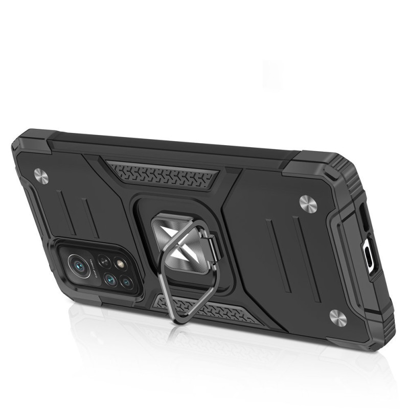 Wozinsky Ring Armor Armored Hybrid Case Cover + Magnetinis laikiklis, skirtas Samsung Galaxy A72 4G Blue