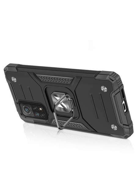 Wozinsky Ring Armor Armored Hybrid Case Cover + Magnetinis laikiklis, skirtas Samsung Galaxy A72 4G Black