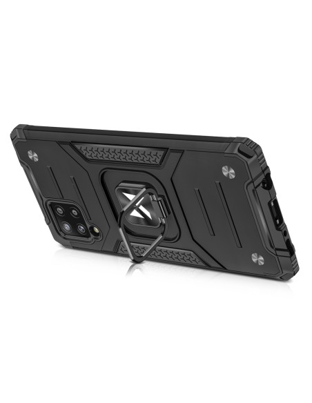 Wozinsky Ring Armor Armored Hybrid Case Cover + Magnetinis laikiklis, skirtas Samsung Galaxy A42 5G Black Wozinsky Ring Armor Armored Hybrid Case Cover + Magnetinis laikiklis, skirtas Samsung Galaxy A42 5G Black