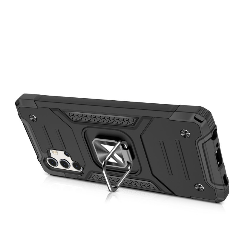 Wozinsky Ring Armor Armored Hybrid Case Cover + Magnetinis laikiklis, skirtas Samsung Galaxy A32 4G Black
