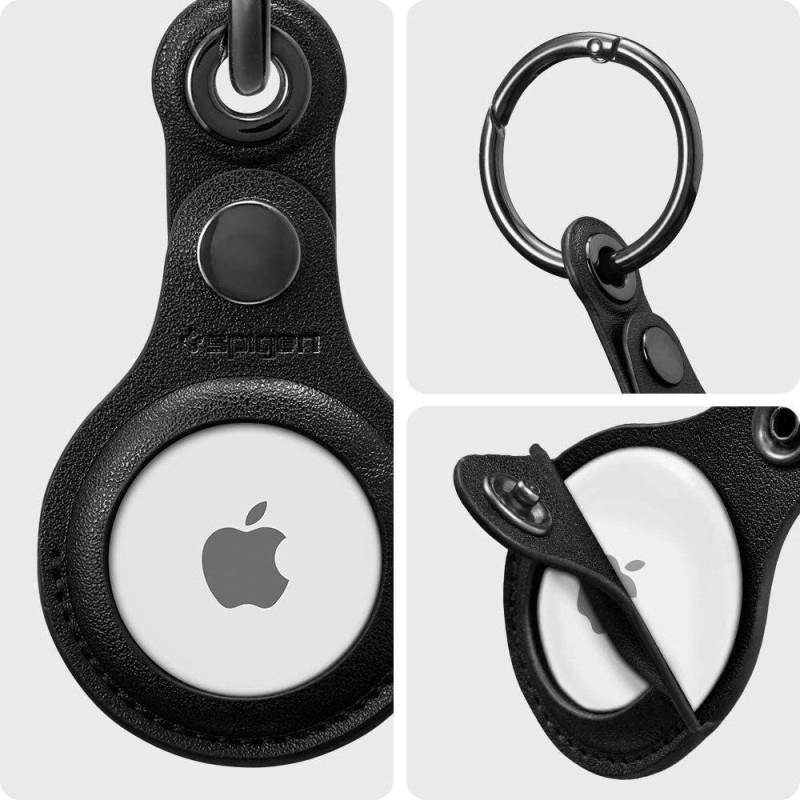 Spigen Valentinus dėklas Apple AirTag - juodas