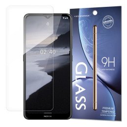 Tempered Glass 9H grūdintas stiklas, skirtas Nokia 2.4 (pakuotė – vokas)