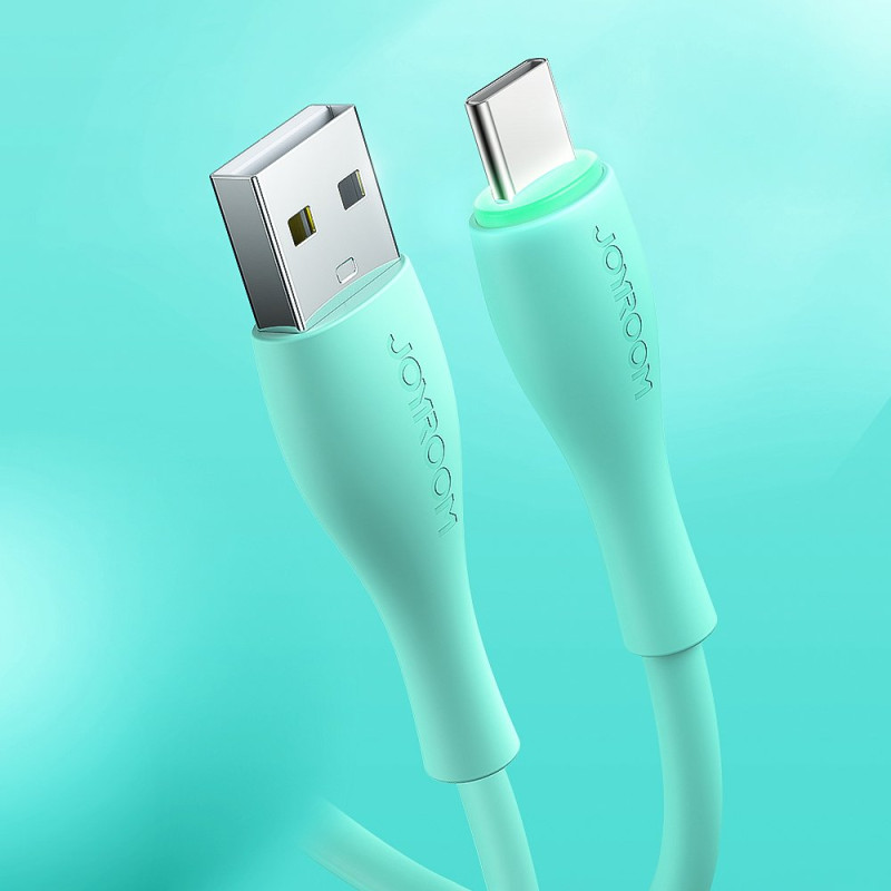 Joyroom USB – C tipo USB kabelis 3 A 1 m baltas (S-1030M8)