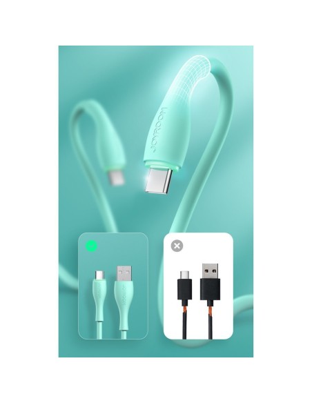Joyroom USB – C tipo USB kabelis 3 A 1 m baltas (S-1030M8) Joyroom USB – C tipo USB kabelis 3 A 1 m baltas (S-1030M8)