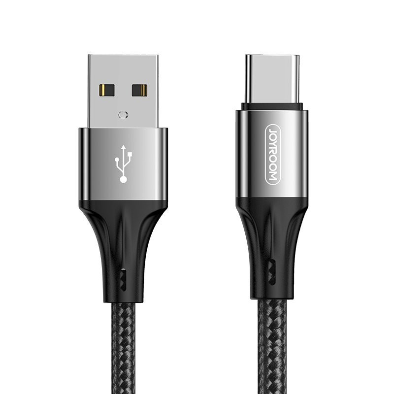 Joyroom USB – C tipo USB laidas 3 A 1 m juodas (S-1030N1) Joyroom USB – C tipo USB laidas 3 A 1 m juodas (S-1030N1)