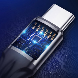 Joyroom USB – C tipo USB laidas 3 A 1 m juodas (S-1030N1)