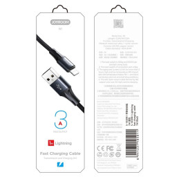 Joyroom USB – C tipo USB laidas 3 A 1 m juodas (S-1030N1)