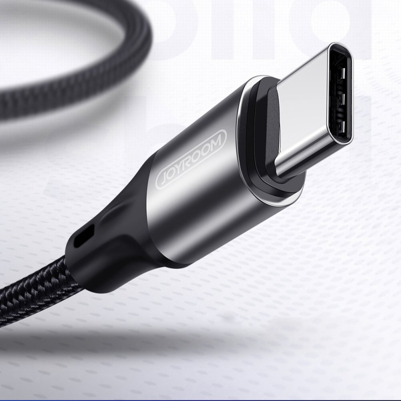 Joyroom USB – C tipo USB laidas 3 A 1 m juodas (S-1030N1)