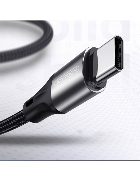 Joyroom USB – C tipo USB laidas 3 A 1 m juodas (S-1030N1) Joyroom USB – C tipo USB laidas 3 A 1 m juodas (S-1030N1)