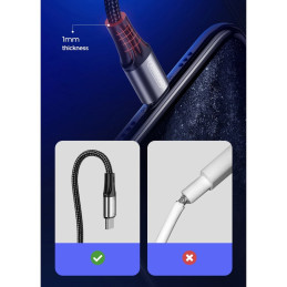 Joyroom USB – C tipo USB laidas 3 A 1 m juodas (S-1030N1)