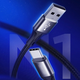 Joyroom USB – C tipo USB laidas 3 A 1 m juodas (S-1030N1)