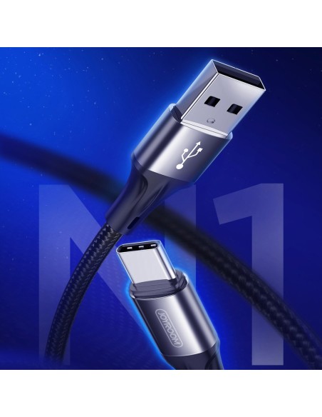 Joyroom USB – C tipo USB laidas 3 A 1 m juodas (S-1030N1) Joyroom USB – C tipo USB laidas 3 A 1 m juodas (S-1030N1)