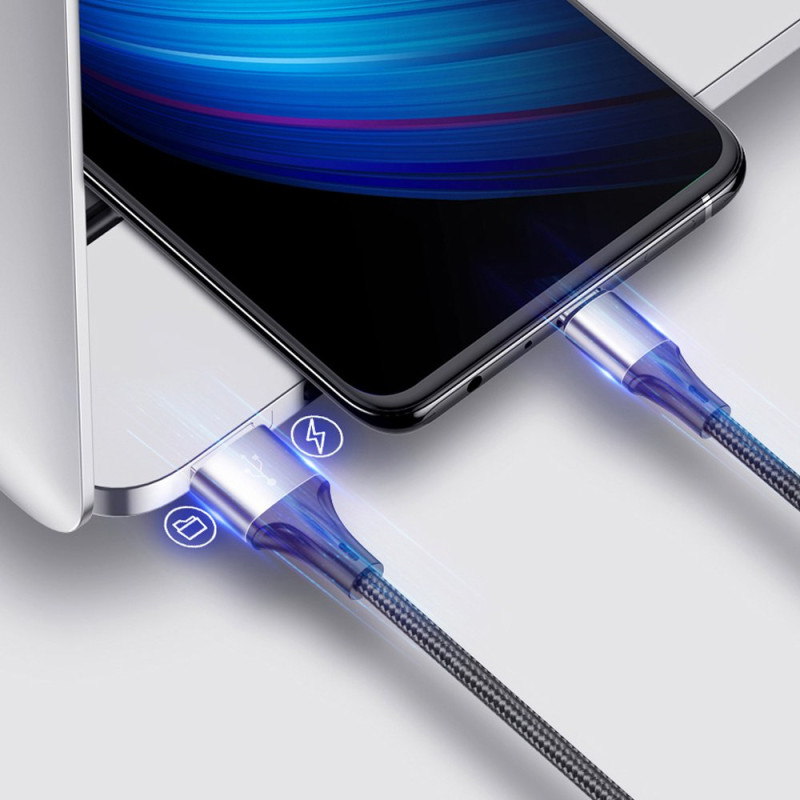 Joyroom USB – C tipo USB laidas 3 A 1 m juodas (S-1030N1)