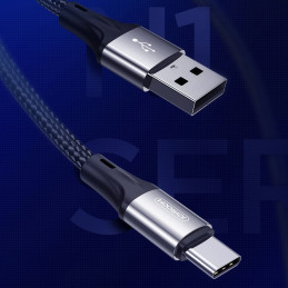 Joyroom USB – C tipo USB laidas 3 A 1 m juodas (S-1030N1)
