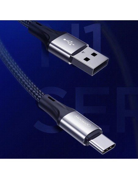 Joyroom USB – C tipo USB laidas 3 A 1 m juodas (S-1030N1) Joyroom USB – C tipo USB laidas 3 A 1 m juodas (S-1030N1)