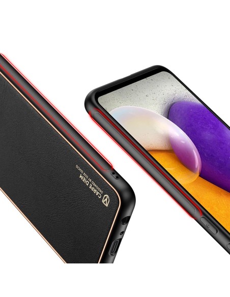 Dux Ducis Yolo elegantiškas dėklas su ekologiškos odos dangteliu, skirtas Samsung Galaxy A72 4G juodas Dux Ducis Yolo elegantiškas dėklas su ekologiškos odos dangteliu, skirtas Samsung Galaxy A72 4G juodas